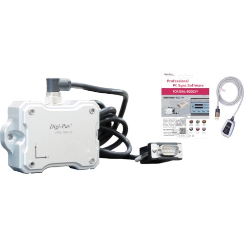 トラスコ中山 ジェーエスビ Digi-pas DWL5000XY Pro-Version 高性能2軸デジタル傾斜センサー ±0.01°(ご注文単位1個)【直送品】