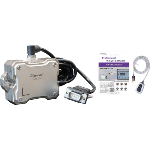 トラスコ中山 ジェーエスビ Digi-pas DWL5500XY Pro-Version 高性能2軸デジタル傾斜センサー ±0.001°(ご注文単位1個)【直送品】