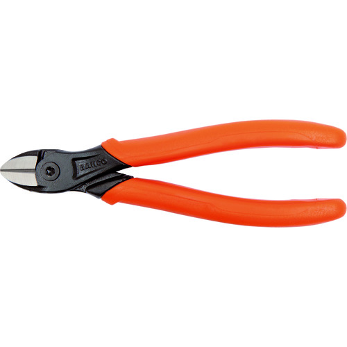 トラスコ中山 バーコ 強力型軟・硬線両用ニッパー 銅線切断Φ3.5mm 全長125mm(ご注文単位1個)【直送品】