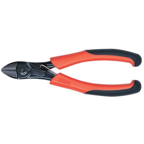 トラスコ中山 バーコ 強力型軟・硬線両用ニッパー 銅線切断Φ3.7mm 全長140mm 169-7307(ご注文単位1個)【直送品】