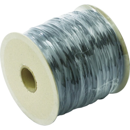 トラスコ中山 Dio 網押えゴム小巻 太さ5.5mm×100m ブロンズ/ブラック(ご注文単位1巻)【直送品】