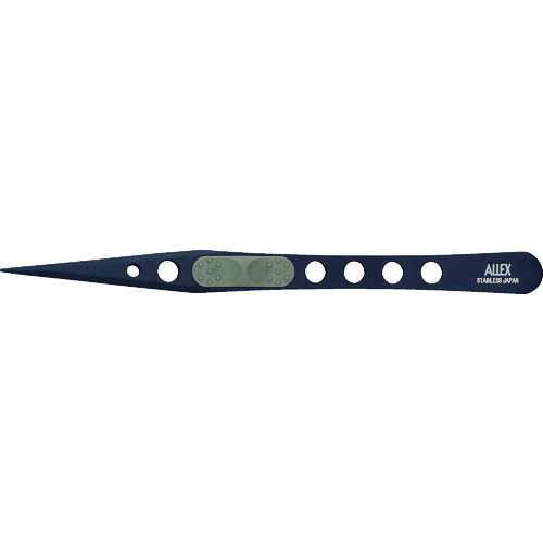 トラスコ中山 ALLEX ピンセット P-1F(フッ素コート)(ご注文単位1個)【直送品】