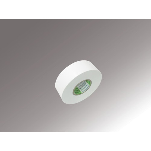 トラスコ中山 日東電工ベースマテリアル 脱鉛タイプビニールテープNo.21 0.2mm×19mm×10m 白 10巻入り(ご注文単位1パック)【直送品】