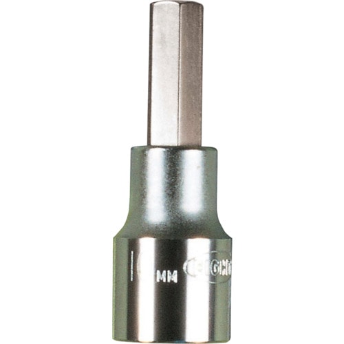 トラスコ中山 エイト 六角ソケットビット 標準寸法(差込角12.7mm) 6mm 単品(ご注文単位1個)【直送品】