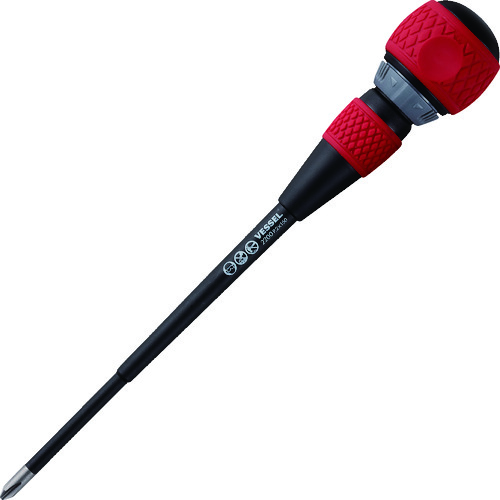 トラスコ中山 ベッセル ボールラチェットドライバー 2200(+)2×150(ご注文単位1本)【直送品】
