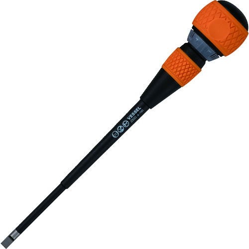 トラスコ中山 ベッセル ボールラチェットドライバー 2200(-)6×150(ご注文単位1本)【直送品】