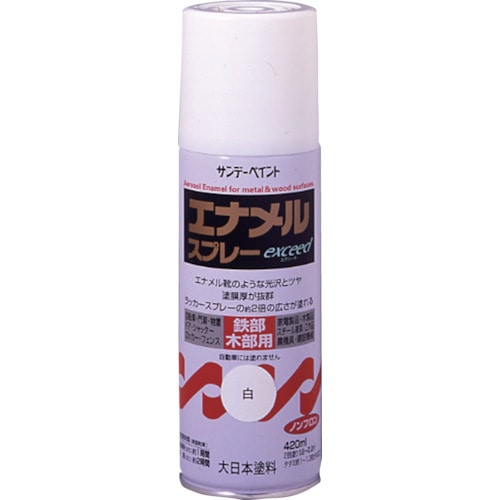 トラスコ中山 サンデーペイント エナメルスプレーEX 420ml シルバー(ご注文単位1本)【直送品】