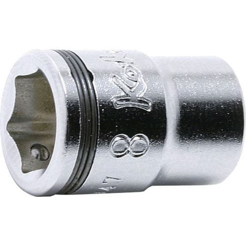 トラスコ中山 コーケン 6.35mm差込 ナットグリップソケット 8mm(ご注文単位1個)【直送品】
