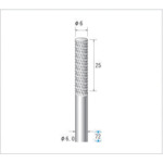 トラスコ中山 ナカニシ 超硬ルーターカッタ- 刃径6mm　476-4277（ご注文単位1本）【直送品】