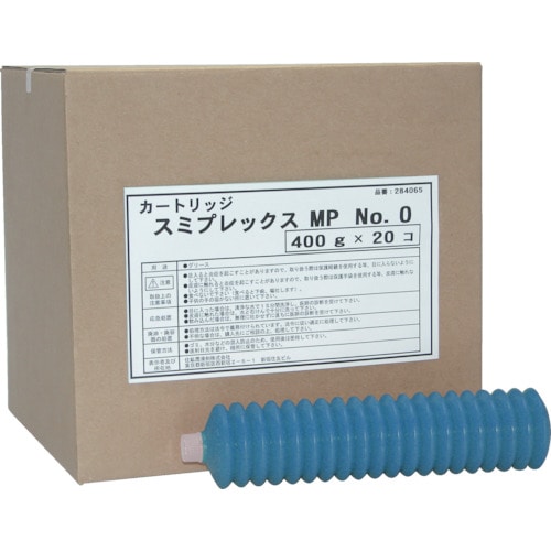 トラスコ中山 住鉱 グリース(耐熱・耐水・高荷重用) スミプレックスMP No.0 400g(ご注文単位1本)【直送品】