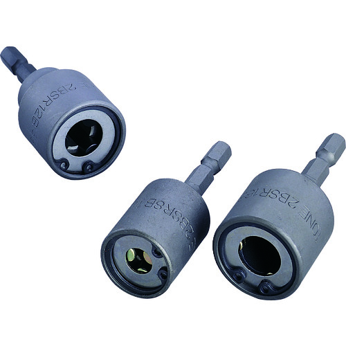 トラスコ中山 TONE 充電式電動ドリル用全ねじソケット 1/4inch(ご注文単位1個)【直送品】
