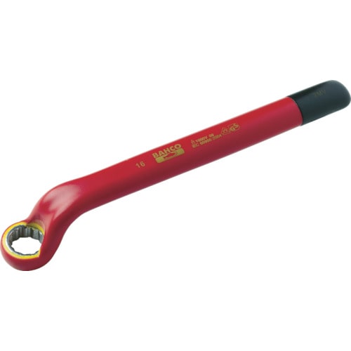 トラスコ中山 バーコ 1000V絶縁仕様オフセット片口メガネ 24mm（ご注文単位1個）【直送品】