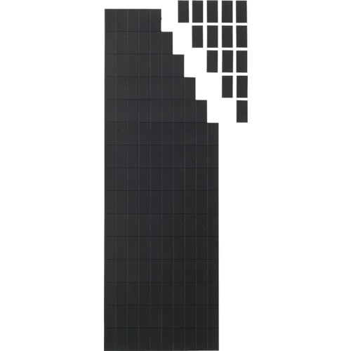 トラスコ中山 緑十字 マグネット粘着シート マグネ40T 10×20mm/150枚組 シート:100×300(ご注文単位1枚)【直送品】