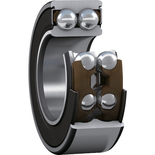 トラスコ中山 SKF 複列アンギュラ玉軸受、軸受両端シール 内径30mmX外径62mmX幅23.8mm(ご注文単位1個)【直送品】