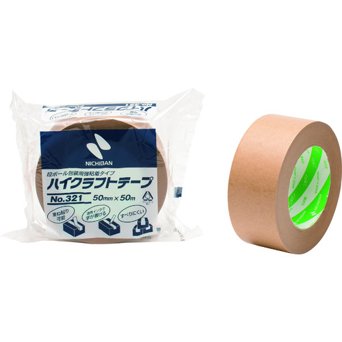 トラスコ中山 ニチバン ハイクラフトテープ321-50 50mm×50m(ご注文単位1巻)【直送品】