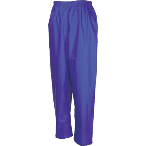 トラスコ中山 カジメイク レインパンツ ロイヤルブルー 3L(ご注文単位1着)【直送品】