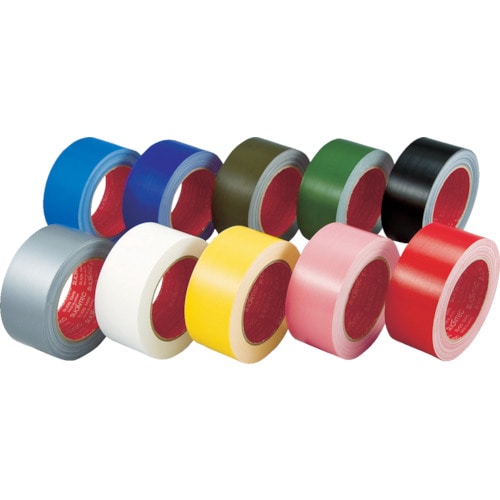 トラスコ中山 スリオン カラー布粘着テープ100mm ブラック(ご注文単位1巻)【直送品】