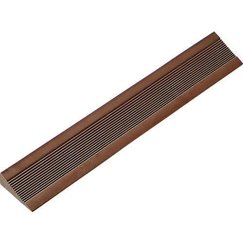トラスコ中山 緑十字 段差用スロープ 段差マット-28T 高さ28mm×全長450mm 裏面テープ付 ゴム製(ご注文単位1個)【直送品】
