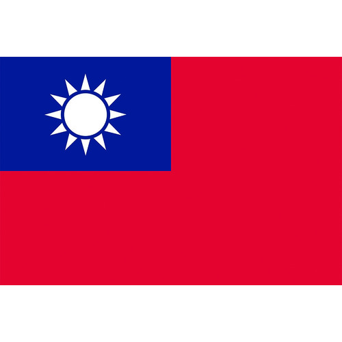 トラスコ中山 東京製旗 国旗No.1(70×105cm) 台湾(ご注文単位1枚)【直送品】
