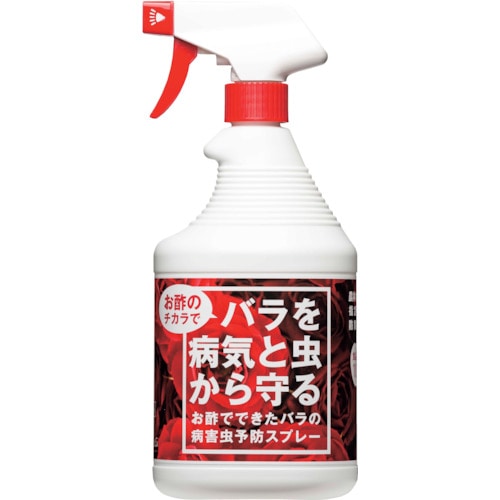 トラスコ中山 トヨチュー お酢でできたバラの病害虫予防スプレー900ml(ご注文単位1本)【直送品】