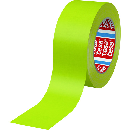 トラスコ中山 tesa 補修用布テープ 蛍光イエロー 25mmx25m(ご注文単位1巻)【直送品】