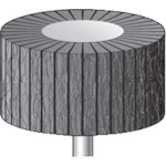 トラスコ中山 ナカニシ スポンジサンダー 研磨砥粒入 (3本入) 粒度#120 外径50mm(ご注文単位1袋)【直送品】