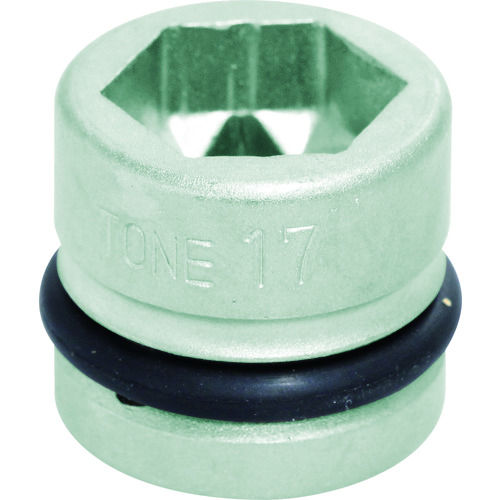 トラスコ中山 TONE インパクト用ショートソケット 17mm(ご注文単位1個)【直送品】