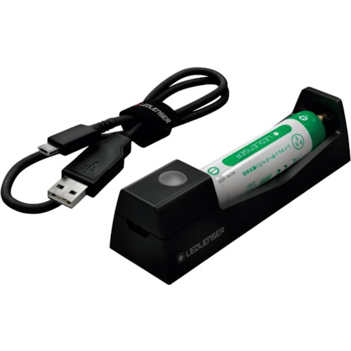 トラスコ中山 LEDLENSER LEDLENSER 14500形充電池専用充電器(ご注文単位1個)【直送品】