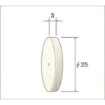 トラスコ中山 ナカニシ ホイール型フェルトバフ (1Pk(袋)=10本入) 477-0617(ご注文単位1パック)【直送品】