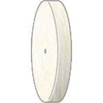 トラスコ中山 ナカニシ ホイール型フェルトバフ (10本入) 外径25mm 831-5036(ご注文単位1パック)【直送品】
