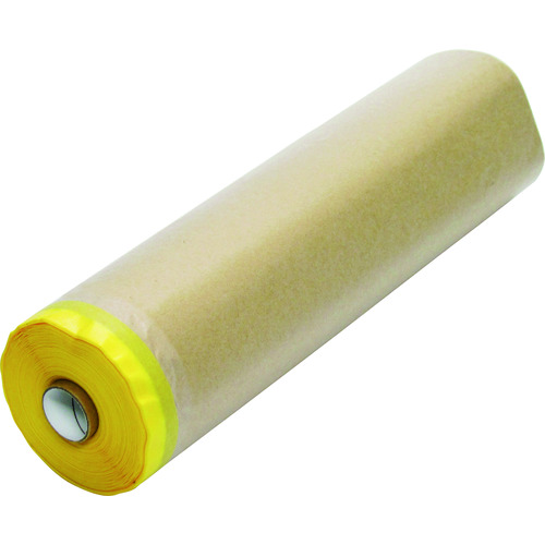 トラスコ中山 KOWA ラミネート付きクラフトマスカー 黄 300mm×35m(ご注文単位1巻)【直送品】