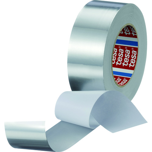 トラスコ中山 tesa アルミテープ 剥離紙付き 50mmx50m(ご注文単位1巻)【直送品】