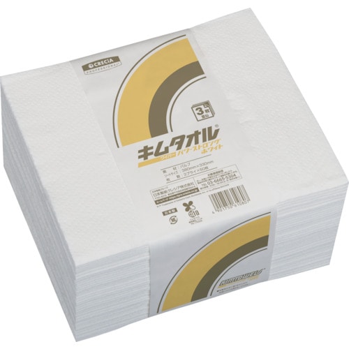 トラスコ中山 クレシア キムタオル パワーストロング ホワイト 3プライ(ご注文単位1ケース)【直送品】