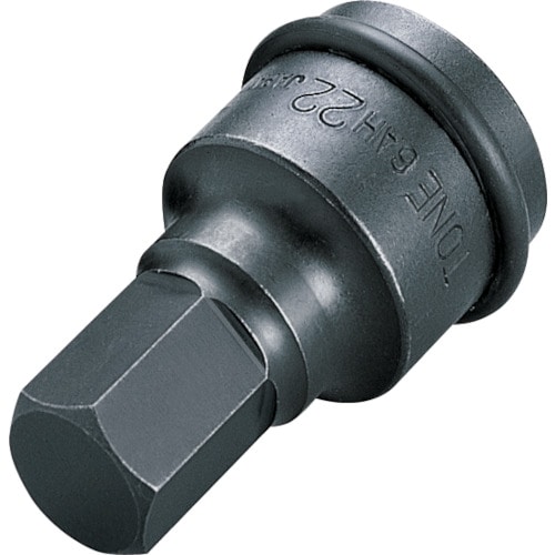 トラスコ中山 TONE インパクト用ヘキサゴンソケット 対辺寸法24mm 差込角19.0mm(ご注文単位1個)【直送品】