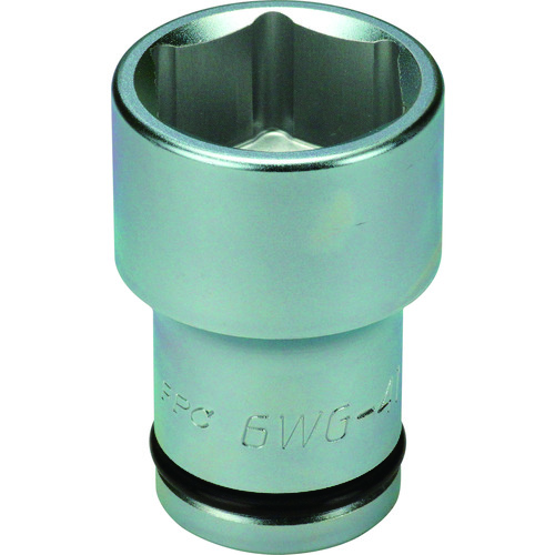 トラスコ中山 FPC インパクト用スーパースリムソケット セミロングソケット 6角 差込角19mm 対辺41mm(ご注文単位1個)【直送品】