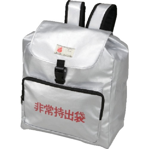トラスコ中山 大明 大型リュックタイプ非常持出袋450×355×200日本防炎協会認定品(ご注文単位1個)【直送品】