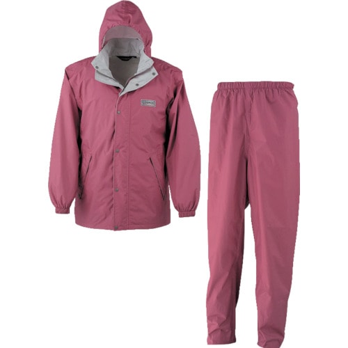 トラスコ中山 カジメイク エントラントレインスーツ2 ピンク L(ご注文単位1着)【直送品】