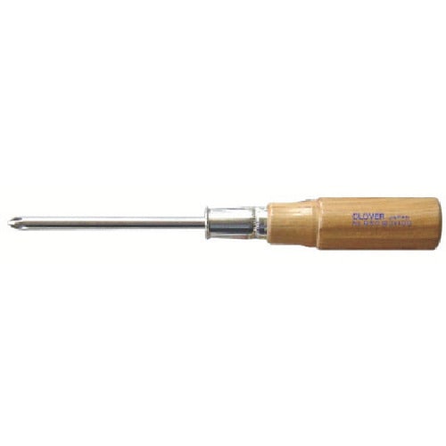 トラスコ中山 アネックス 木柄普通ドライバー +2×100(ご注文単位1個)【直送品】