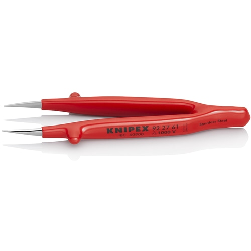 トラスコ中山 KNIPEX 9227-61 絶縁精密ピンセット 130mm(ご注文単位1本)【直送品】