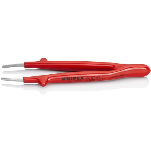 トラスコ中山 KNIPEX 9267-63 絶縁精密ピンセット 145mm(ご注文単位1本)【直送品】