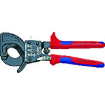 トラスコ中山 KNIPEX ラチェットケーブルカッター 250mm(ご注文単位1個)【直送品】