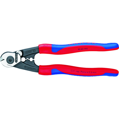 トラスコ中山 KNIPEX 9562-190 ワイヤーロープカッター(ご注文単位1個)【直送品】