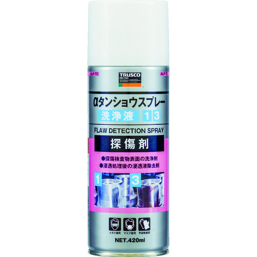 トラスコ中山 TRUSCO αタンショウスプレー 洗浄液 420ml(ご注文単位1本)【直送品】