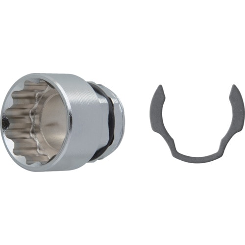 トラスコ中山 アネックス オフセットアダプター専用ソケット19mm(ご注文単位1個)【直送品】