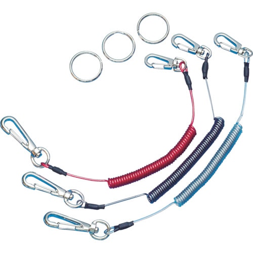 トラスコ中山 スーパー 安全ロープ(ステンレスワイヤー芯)クリア 500g用(ご注文単位1本)【直送品】
