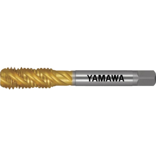 トラスコ中山 ヤマワ チタンコーティングスパイラルタップ AU+SP P3 M8X1.25(ご注文単位1本)【直送品】