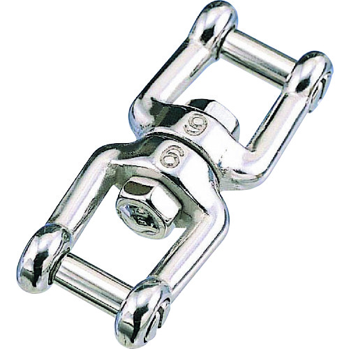 トラスコ中山 水本 ステンレス 沈みダブルシャックル 呼び10mm(ご注文単位1個)【直送品】