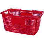 トラスコ中山 JTX 365219)ショップかご 30L赤 B264J-RE (ご注文単位1個)【直送品】