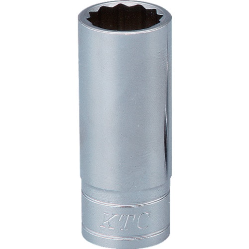 トラスコ中山 KTC 9.5sq.セミディープソケット(十二角)21mm(ご注文単位1個)【直送品】