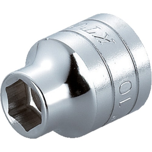 トラスコ中山 KTC 12.7sq.ソケット(六角) 対辺寸法12mm 差込角12.7mm 全長30.5mm(ご注文単位1個)【直送品】